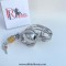 Men's Curved Stainless Steel Chastity Lock