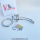 Stainless Steel Hollow Male Chastity Cage Cock Cage with Metal Cage Urethra Plug Lock Chastity Cage BDSM