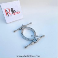 Stainless Steel Adjustable Pussy Clamp Labia Stretching Toy