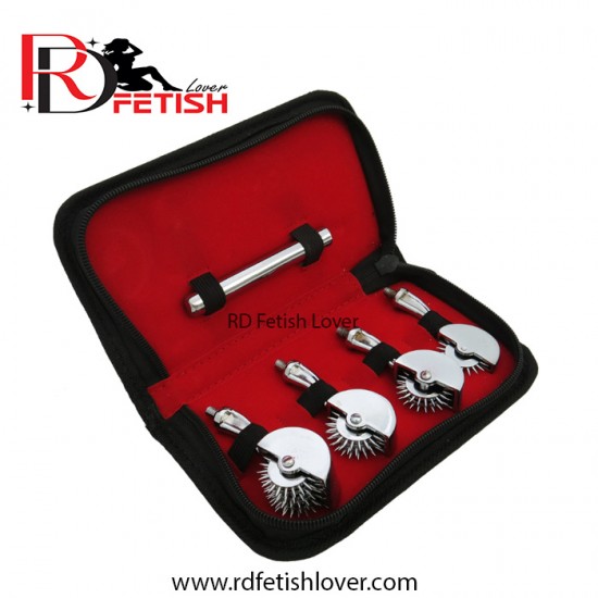 Rouge 4 Pinwheel Set Wartenberg Wheel Kit BDSM Sex Toys