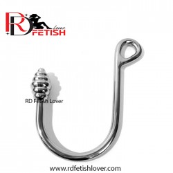 Stainless Steel Ribbed Anal Rope Hook