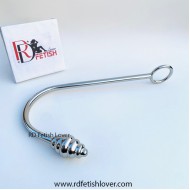 Stainless Steel Ribbed Anal Hook