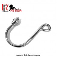 Stainless Steel Ribbed Anal Rope Hook