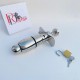 Stainless Steel Locking Anal Plug Plunger Style Pear of Anguish