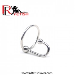 Stainless Steel Glans Ring with Sperm Stopper