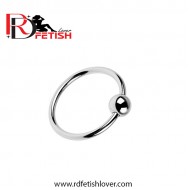 Stainless Steel Penis Head Glans Ring with Ball