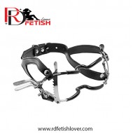 Ratchet Style Whitehead Mouth Gag With Leather Strap