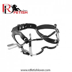 Ratchet Style Whitehead Mouth Gag With Leather Strap