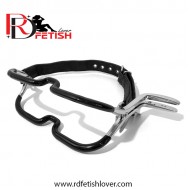 Bondage Stainless Steel Jennings Ratchet Mouth Gag Silicone Coated 